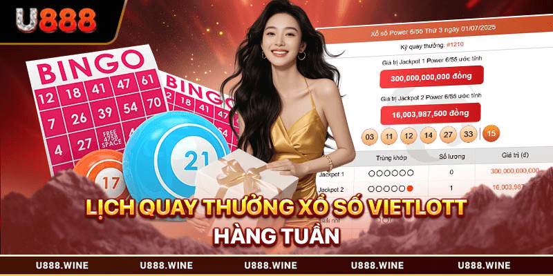 Xổ Số Vietlott - Đánh Thức Vận May Đổi Đời Trong Tầm Tay 2026 Lịch quay thưởng xổ số Vietlott hàng tuần